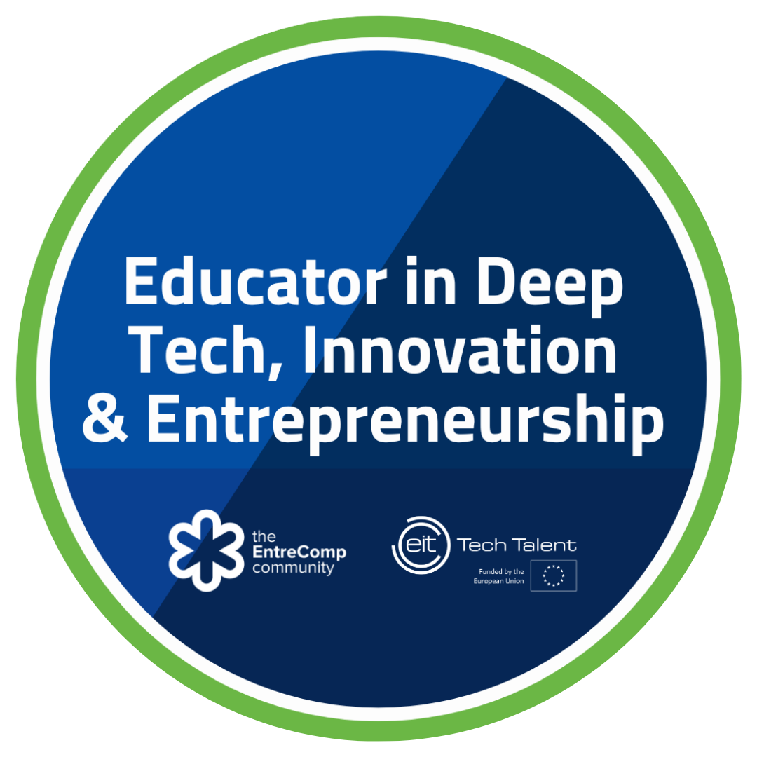 Educator in Deep Tech, Innovation and Entrepreneurship official badge